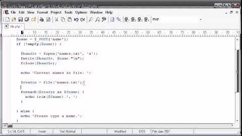 78   File Handling Reading a File   PHP Tutorials