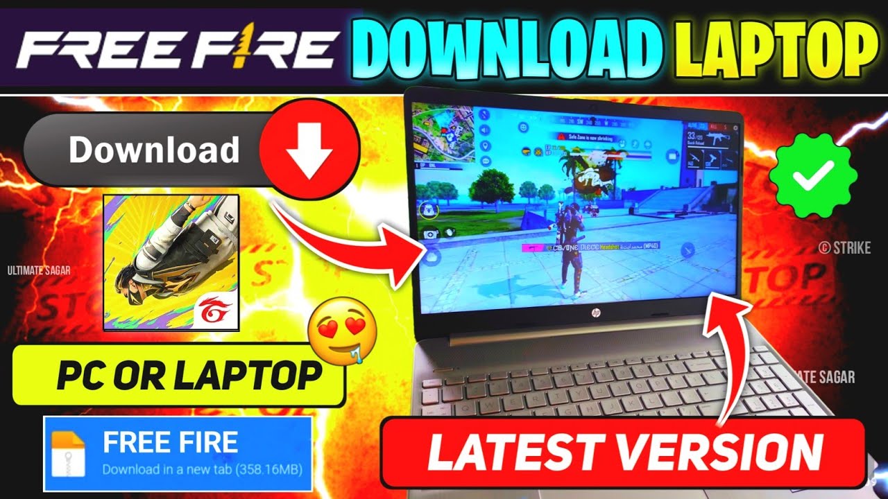 How To Download Free Fire In Laptop  Free Fire Download Pc  Laptop Me FF Kaise Download Kare