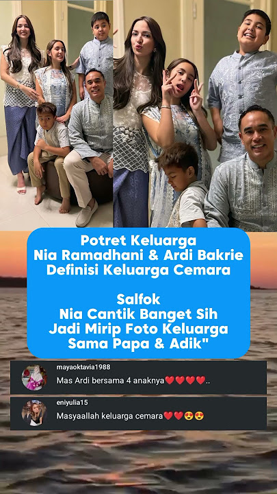 Nia Ramadhani Adri Bakrie Bagikan Momen Foto Bersama Anak Salfok Nia Cantik Banget #fyp #artis