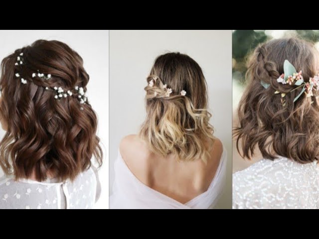 Hairstyles for Short hair | bridal hair style ideas