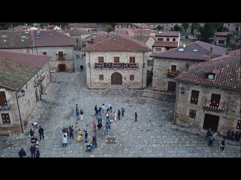 Espectáculo visual con Las Luces del Duero en Salduero