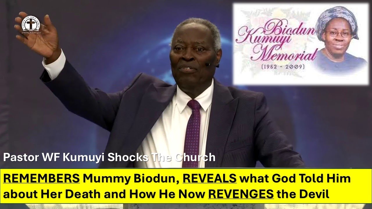 Pastor WF Kumuyi Shocking Revelation || Hear What God Told Me ...