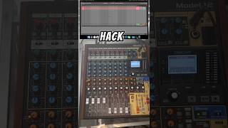 🎛️🎚️Tascam Model 12 #OneMinuteHack to get louder audio from your interface ￼into your DAW. 🔇➡️🔊