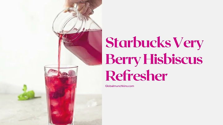 Starbucks very berry hibiscus discontinued 2022