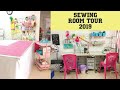 Sewing room tour  craft room tour  bilik jahit tour 2019