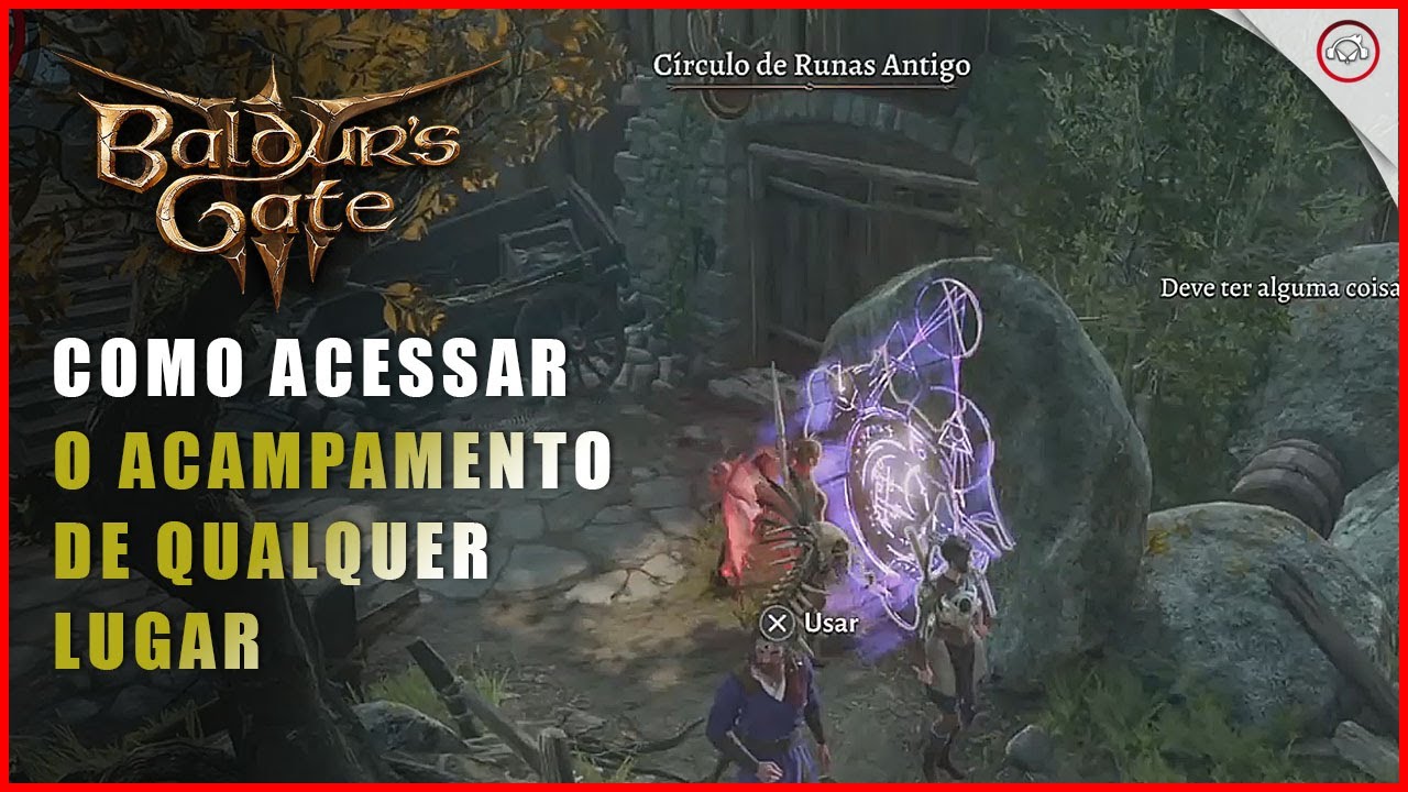Miniatura do vídeo Baldur's Gate 3, Como acessar o acampamento de qualquer lugar | Super-Dica