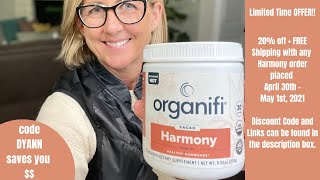 Organifi Discount and FREE Shipping With Harmony | for Today's Aging Woman