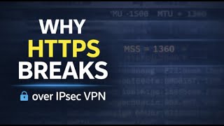 Ping works but HTTPS fails over IPsec VPN | MTU vs MSS Explained Using Wireshark Profile