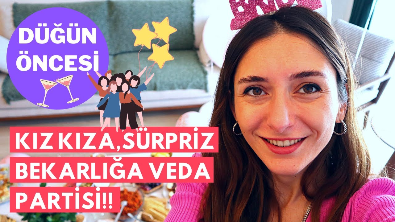 SÜRPRİZ BEKARLIĞA VEDA PARTİSİ! (Süslemeler - Yeme&İçme)