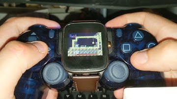 RetroArch on ZenWatch 2 with DS4 controller