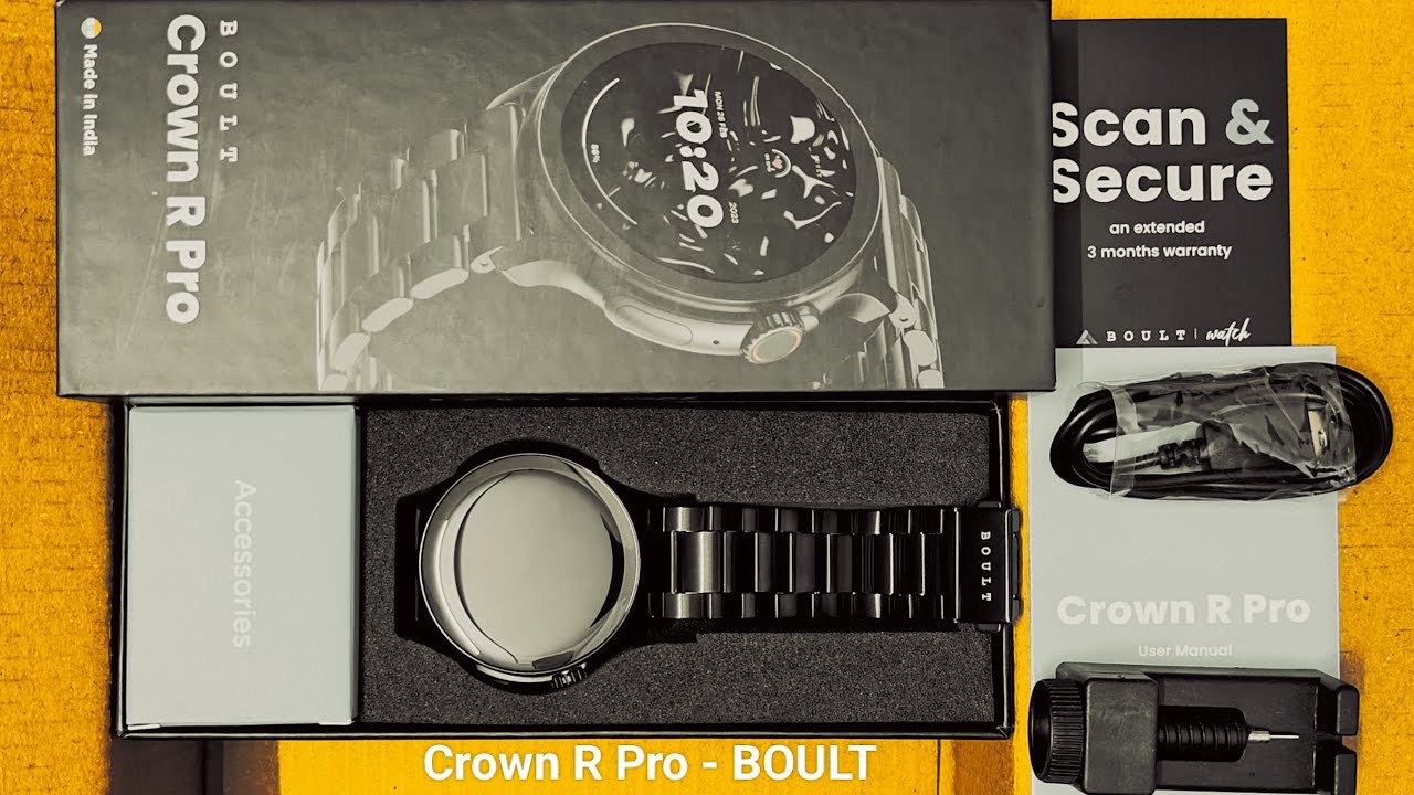 CROWN R PRO SMART WATCH - BOULT AUDIO #boultaudio #saifalikhan #fitness ...