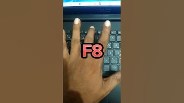 Windows Boot Option for Asus Laptop #F8 #youtubeshorts #keyboardtips