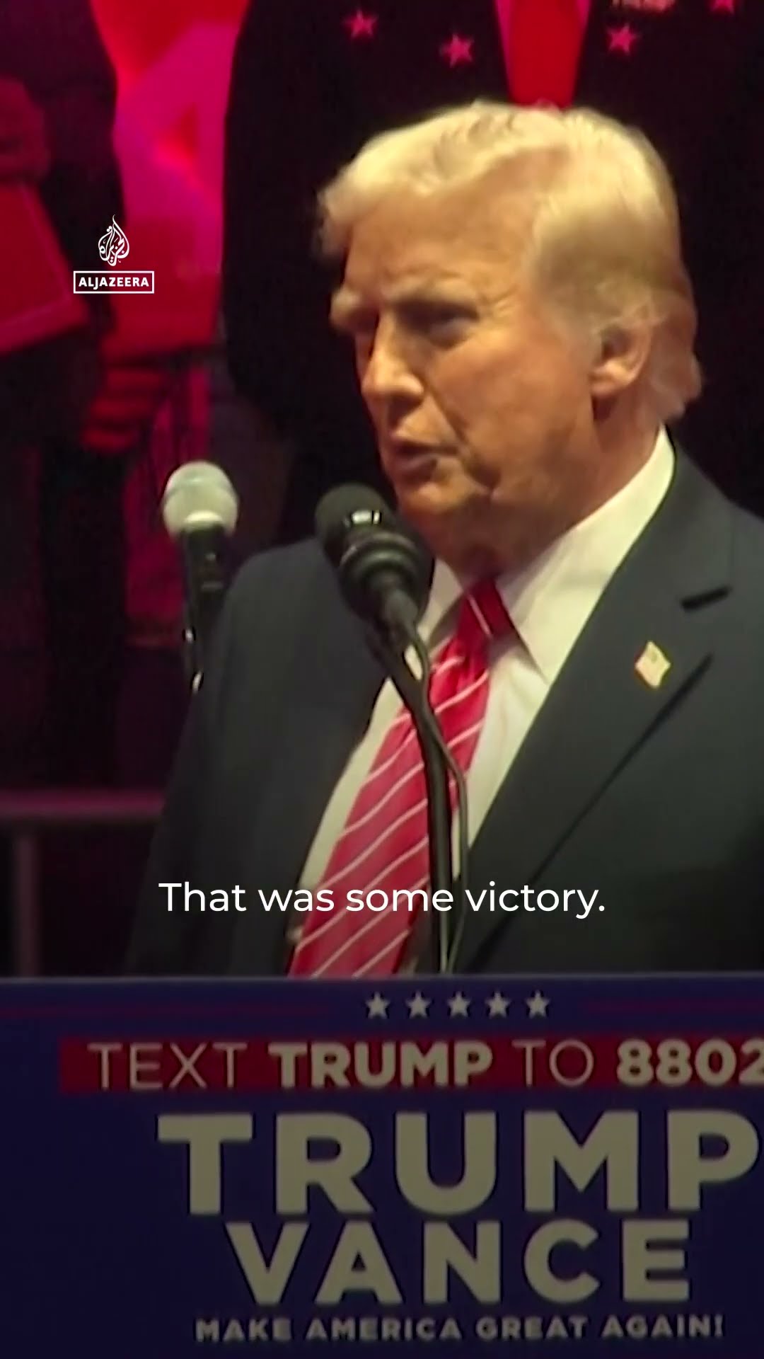 US President-elect Trump hails Gaza ceasefire deal | AJ #shorts
