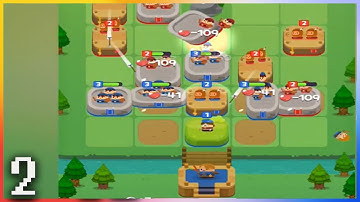 Merge Tactics: Kingdom Defense -  Gameplay Walkthrough - Chapter 2 All Levels