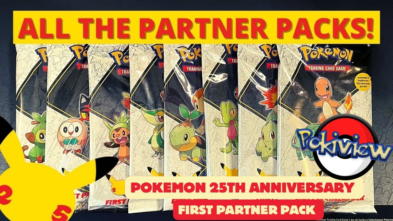 Pokemon 25th Anniversary First Partner Pack