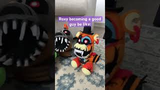 Roxy becoming a good guy be like: 😂😂😂 #fnafruin #fnafplush #fnafmemes