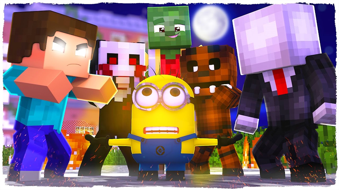 minecraft slenderman skin HOW TO SUMMON THE MINIONS - MONSTER SCHOOL # 6 | MINECRAFT MONSTER SCHOOL