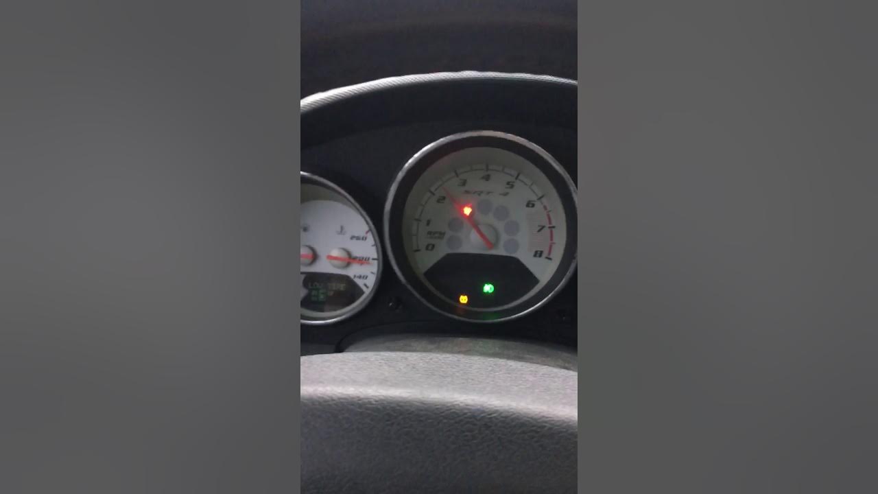 Safety light flashing while driving Caliber SRT4 YouTube