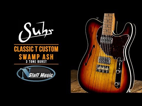 Suhr Classic T Custom Swamp Ash - 3 Tone Burst - In-Depth Demo!