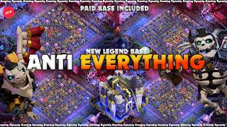 *NEW TH18 LEGEND* & WAR BASE LINKS | BEST ANTI 3 STAR BASE | ANTI HYDRA