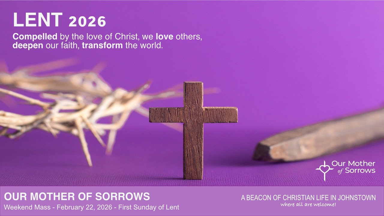 Weekend Mass - First Sunday of Lent - February 22, 2026 8:30 AM