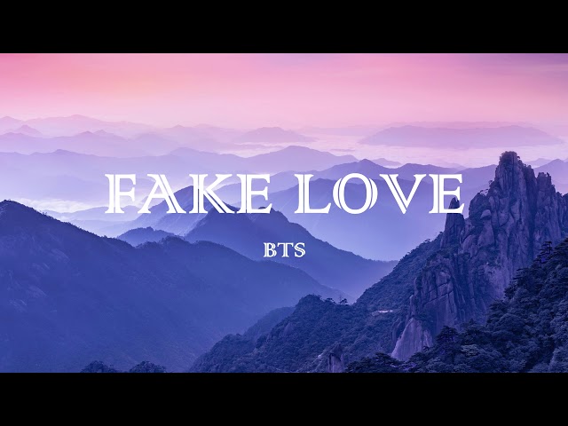 BTS Fake Love 1 Hour Instrumental (Piano) class=