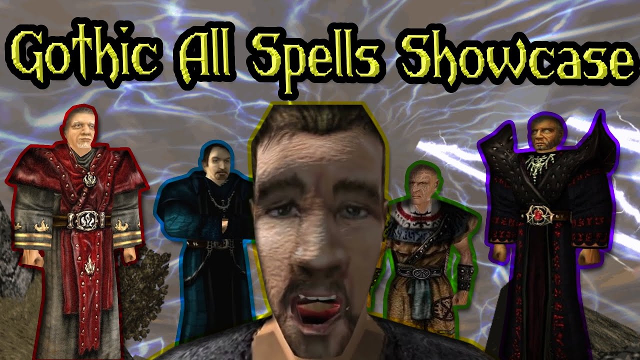 Gothic All Spells Showcase #gothic #gaming - YouTube