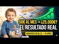 INVERTÍ 50€ al Mes para mi HIJO desde que Nació: Estos son los NÚMEROS REALES