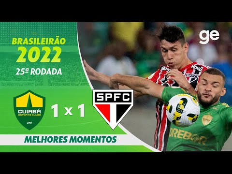CUIABÁ 1 X 1 SÃO PAULO | MELHORES MOMENTOS | 25ª RODADA BRASILEIRÃO 2022 | ge.globo