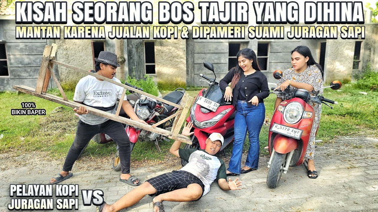 BOS BESAR JADI PELAYAN KOPI DIHINA MANTAN & DIPAMERI SUAMINYA JURAGAN SAPI ! 100% BIKIN BAPER