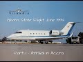 Ghana State Flight in June 1993, Part 1 of 4