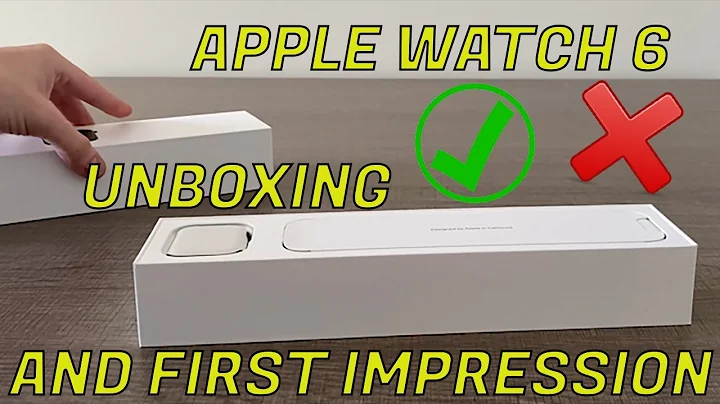 Apple Watch Series 6 Unboxing and First Impressions