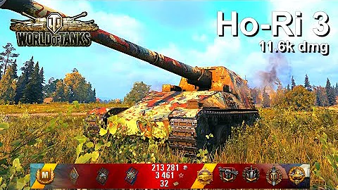 Ho-Ri 3, 11.6K Damage, 10 Kills, Murovanka - World of Tanks
