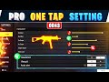 Pro headshot sensitivity 🔥 || Free fire headshot setting in tamil || Ff one tap setting