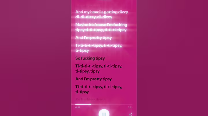 Tipsy, Miss Luxury- lyrics #lyrics #spotify #music