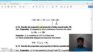 Interhalogen Compounds Part 1