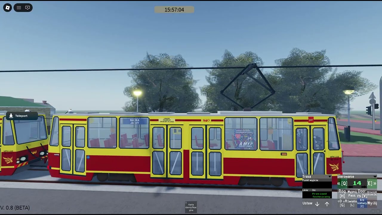 Oglądamy administrtorskie Tramwaje w Mpk - Łódź beta  !