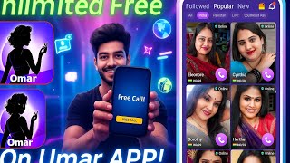 Free video call app girl no money no coins || omar pro app || Top 3 Free Video Call Apps | screenshot 1