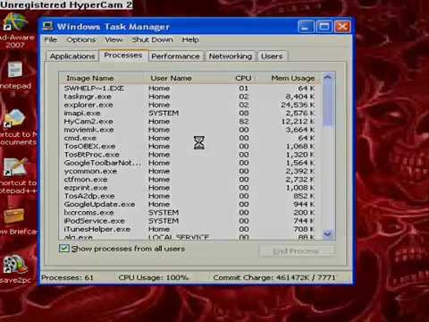 how to make a crash virus :)