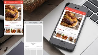 Restaurant Food Menu UI Design in Adobe XD for Beginners  |  UI Design in Adobe XD