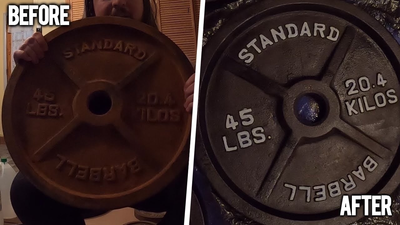Restoring Cheap Facebook Marketplace Weight Plates YouTube