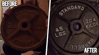 Restoring Cheap Facebook Marketplace Weight Plates