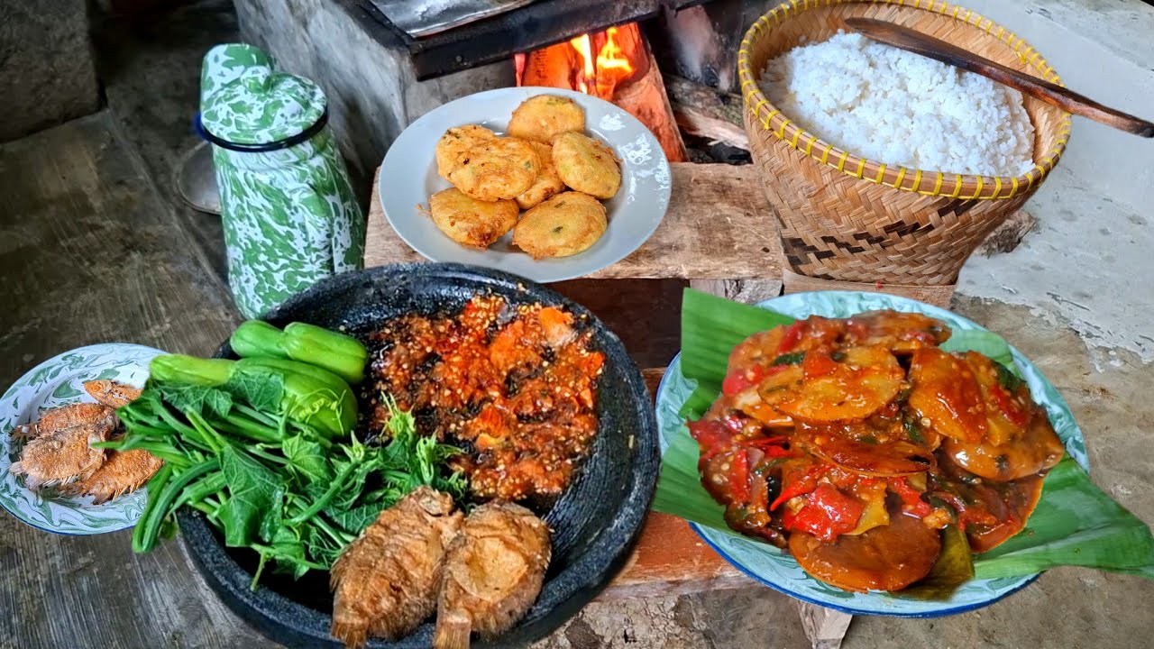 SEU'INDAH DAN SENIKMAT INI BOTRAM BARENG KELUARGA‼️BALADO JENGKOL,PREKEDEL KENTANG,ASIN SEPAT,SAMBEL