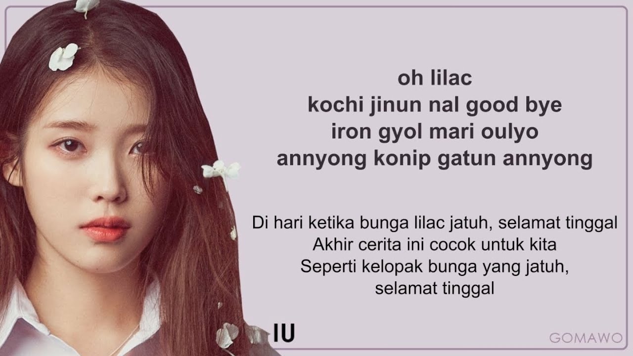 IU - LILAC EASY LYRICS/INDO SUB by GOMAWO