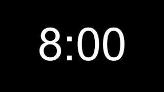 8 Minute Timer | No Ad | No Music