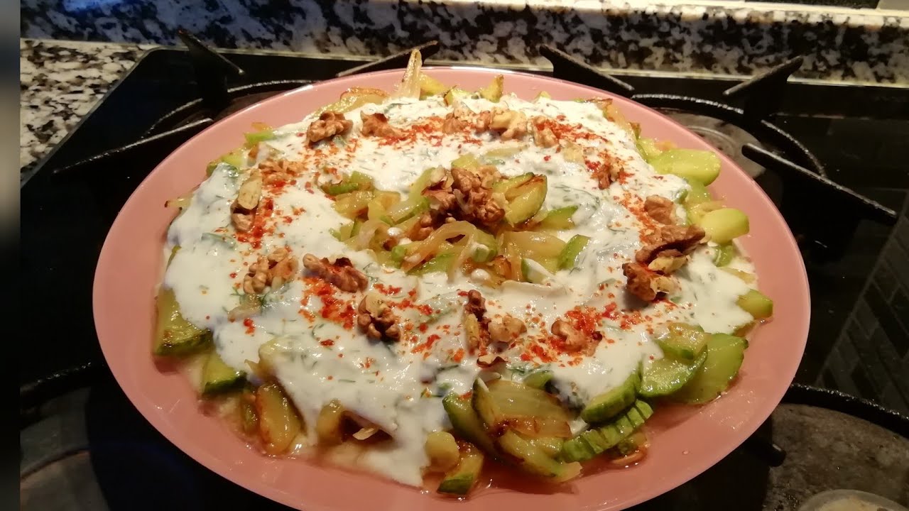 Yoğurtlu Kabak Salatası [Kabak Salatası Nasıl Yapılır] yemek tarifleri #shorts#beta