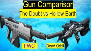 Destiny 2 | Hollow Earth vs The Doubt Comparison!