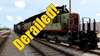 Run 8 Train Simulator v3 | Derail and Rerail