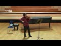 Hiroki Kasai - Menuhin Competition Richmond 2021, Senior First Rounds