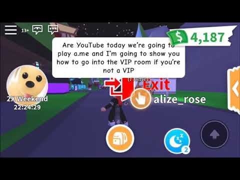 How To Go In Vip Room On Adopt Me When Not A Vip Youtube - roblox vip adopt me